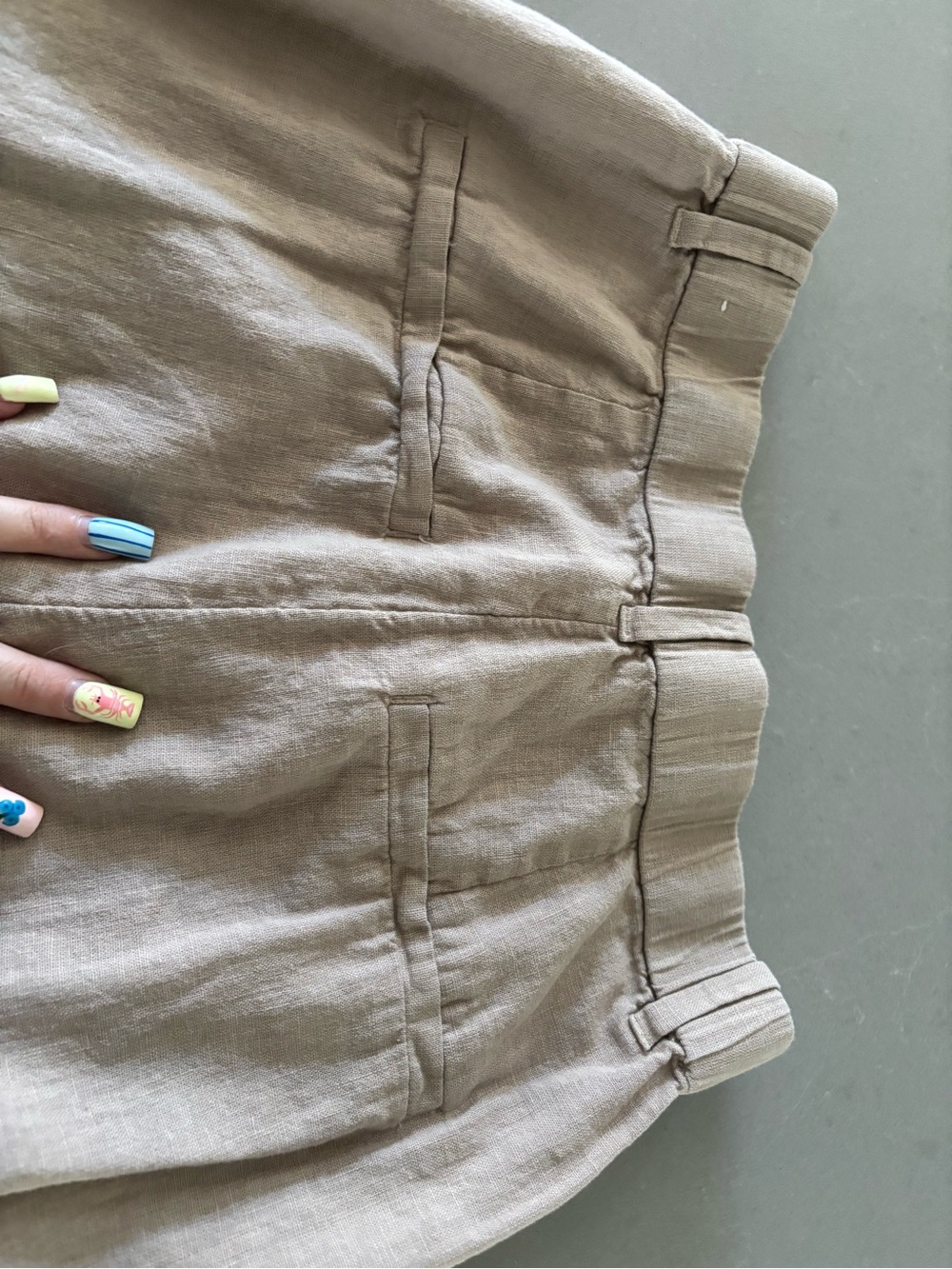 Abercrombie & Fitch linen curve love pants - Picture 3 of 6
